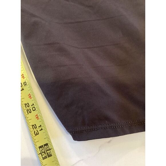 ATHLETA Nikita Slim Tapered Crop Pant Sz 20 Performance Stretch Brown - Picture 11 of 12